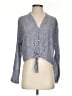 Rails Stripes Blue Long Sleeve Blouse Size XS - photo 1