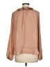 Ann Taylor 100% Polyester Tan Long Sleeve Blouse Size M - photo 2