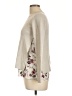Club Monaco 100% Wool Floral Tan Wool Pullover Sweater Size Lg - XL - photo 5
