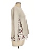Club Monaco 100% Wool Floral Tan Wool Pullover Sweater Size Lg - XL - photo 4