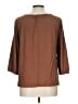 J.Jill Brown 3/4 Sleeve Top Size L - photo 2