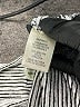 Max Studio Stripes Silver Short Sleeve T-Shirt Size L - photo 5