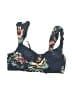 Roxy Floral Blue Swimsuit Top Size S - photo 2