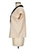 Shein 100% Polyester Color Block Ivory Short Sleeve Blouse Size 6 - photo 5