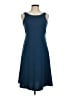 PrAna Solid Blue Casual Dress Size M - photo 1