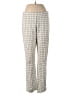 Chico's Plaid Ivory Casual Pants Size M - photo 1