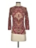 Talbots 100% Cashmere Paisley Red Burgundy Cashmere Pullover Sweater Size XS - photo 1