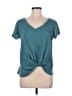 Allison Joy Teal Short Sleeve Top Size M - photo 1