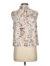 Sweet Rain 100% Polyester Ivory Sleeveless Blouse Size M - photo 2