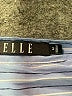 Elle Stripes Blue Long Sleeve Blouse Size M - photo 7
