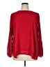 Chico's 100% Polyester Red Long Sleeve Blouse Size XL (3) - photo 1