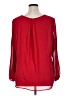 Chico's 100% Polyester Red Long Sleeve Blouse Size XL (3) - photo 2