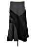 Coldwater Creek Chevron-herringbone Gray Casual Skirt Size L - photo 1
