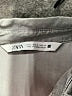 Zara Gray Long Sleeve Button-Down Shirt Size M - photo 7