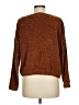Pink Rose 100% Polyester Brown Pullover Sweater Size M - photo 2