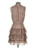 MSK 100% Polyester Animal Print Brown Cocktail Dress Size S - photo 2