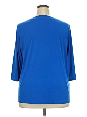 Susan Graver 3/4 Sleeve Blouse (view 2)