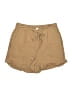 Sienna Sky 100% Cotton Stripes Tan Shorts Size M - photo 1