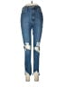 Just Black Hearts Blue Jeans Size 28 waist - photo 1
