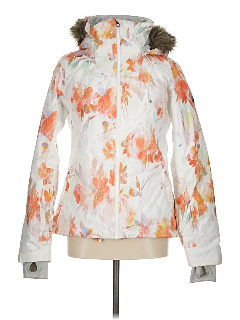 Pre-owned Roxy Snow Jacket In White