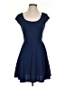 Bebop Hearts Blue Casual Dress Size S - photo 1