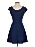 Bebop Hearts Blue Casual Dress Size S - photo 2