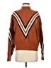 Gilli Chevron-herringbone Orange Brown Pullover Sweater Size S - photo 1