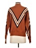 Gilli Chevron-herringbone Orange Brown Pullover Sweater Size S - photo 2