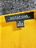 Notations 100% Polyester Yellow Sleeveless Blouse Size XL - photo 7