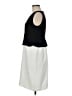 Ann Taylor Color Block White Black Cocktail Dress Size 6 - photo 5