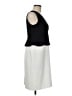 Ann Taylor Color Block White Black Cocktail Dress Size 6 - photo 4