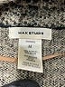 Max Studio Chevron-herringbone Plaid Tan Gray Coat Size M - photo 6