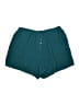 BLOOMCHIC 100% Cotton Solid Teal Shorts Size 22 - photo 1