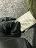 Max Studio 100% Polyester Chevron-herringbone Green Casual Pants Size XL - photo 5
