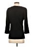 misook 100% Acrylic Black 3/4 Sleeve Top Size S - photo 2