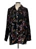 Soft Surroundings 100% Polyester Floral Paisley Black Long Sleeve Blouse Size L - photo 1