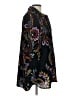 Soft Surroundings 100% Polyester Floral Paisley Black Long Sleeve Blouse Size L - photo 4