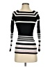 INC International Concepts Stripes Black Pullover Sweater Size XS - photo 1
