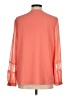 Calvin Klein 100% Polyester Orange Long Sleeve Blouse Size M - photo 2