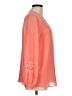 Calvin Klein 100% Polyester Orange Long Sleeve Blouse Size M - photo 4