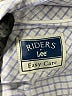 Riders by Lee Checkered-gingham Gray 3/4 Sleeve Button-Down Shirt Size M - photo 7