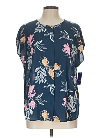 Apt. 9 Short Sleeve Blouse (view 1)
