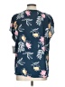 Apt. 9 100% Polyester Blue Short Sleeve Blouse Size L - photo 2