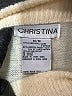 Christina Ivory Wool Pullover Sweater Size M - photo 7
