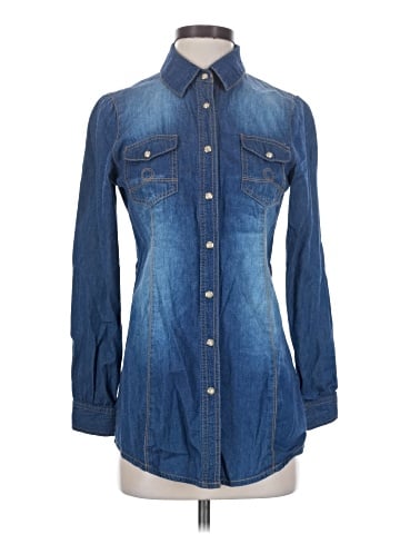 In Style Long Sleeve Button-Down Shirt (view 1)