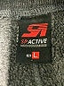 Active 100% Polyester Gray Casual Pants Size L - photo 7