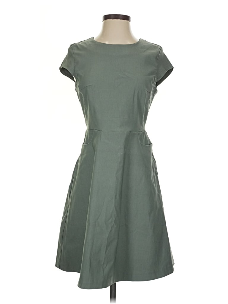 Pre-owned Tribal Casual Dress In Green