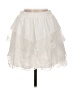 Romwe 100% Polyester White Casual Skirt Size M - photo 2