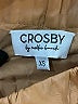 Crosby 100% Polyester Metallic Gold Shorts Size XS - photo 3