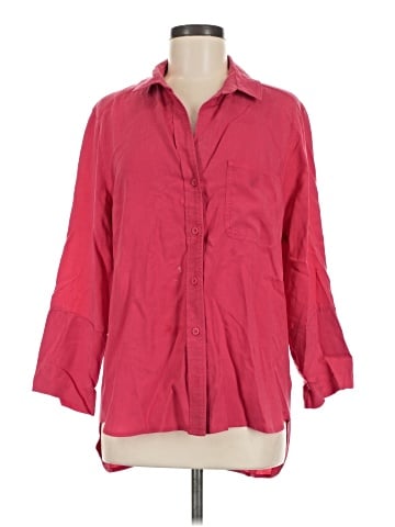 Chelsea & Violet 3/4 Sleeve Button-Down Shirt (view 1)